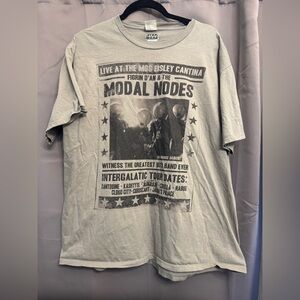 Star Wars Modal Nodes Band Poster Tee - Light Gray